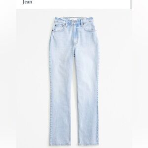 Abercrombie & Fitch Ultra high rise 90s straight jean curve love